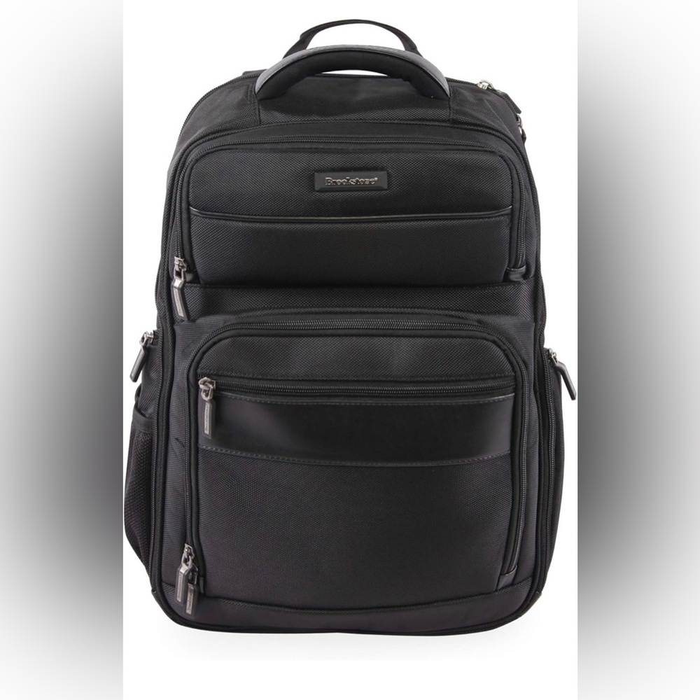 Brookstone Bryce Laptop Backpack in Black, 18 Inch